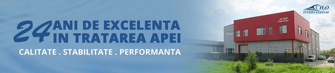 H2O Main Banner 24 ani de excelenta in tratare apei